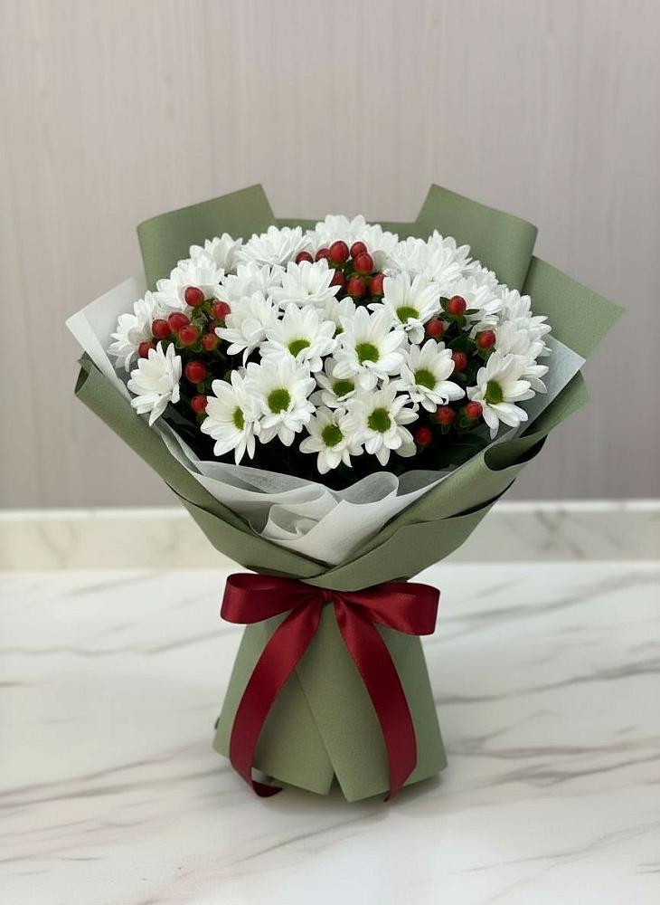 Букет цветов из: Хризантемы в Погаре