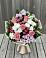 Букет цветов из: Альстромерии, Гвоздики, Розы и Хризантемы в Погаре