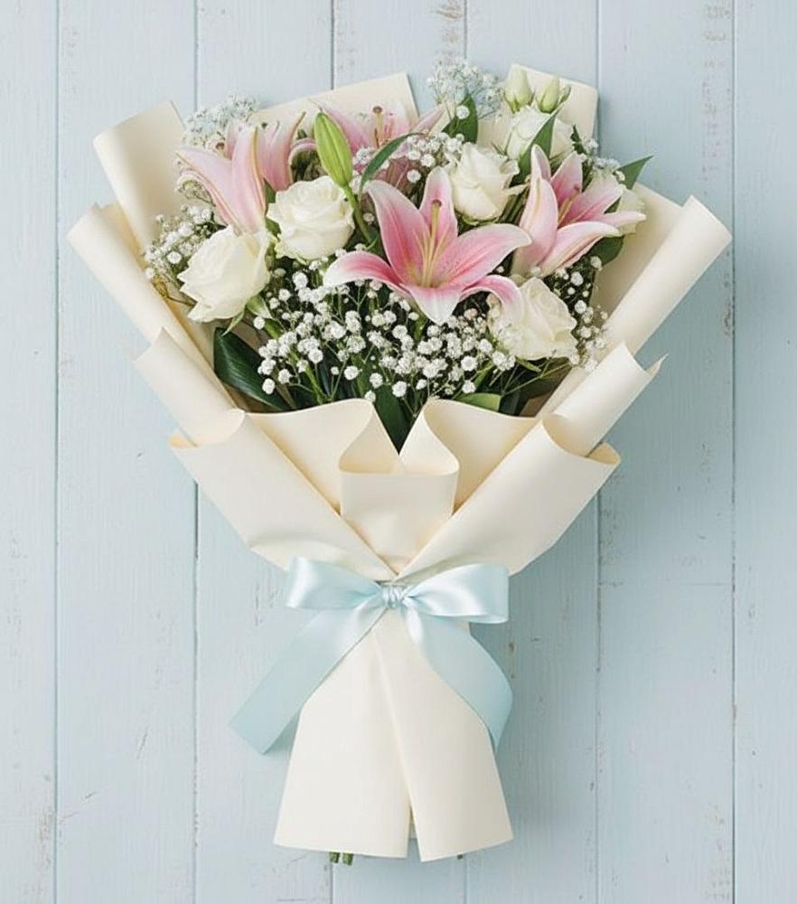 Букет цветов из: Лилии в Погаре