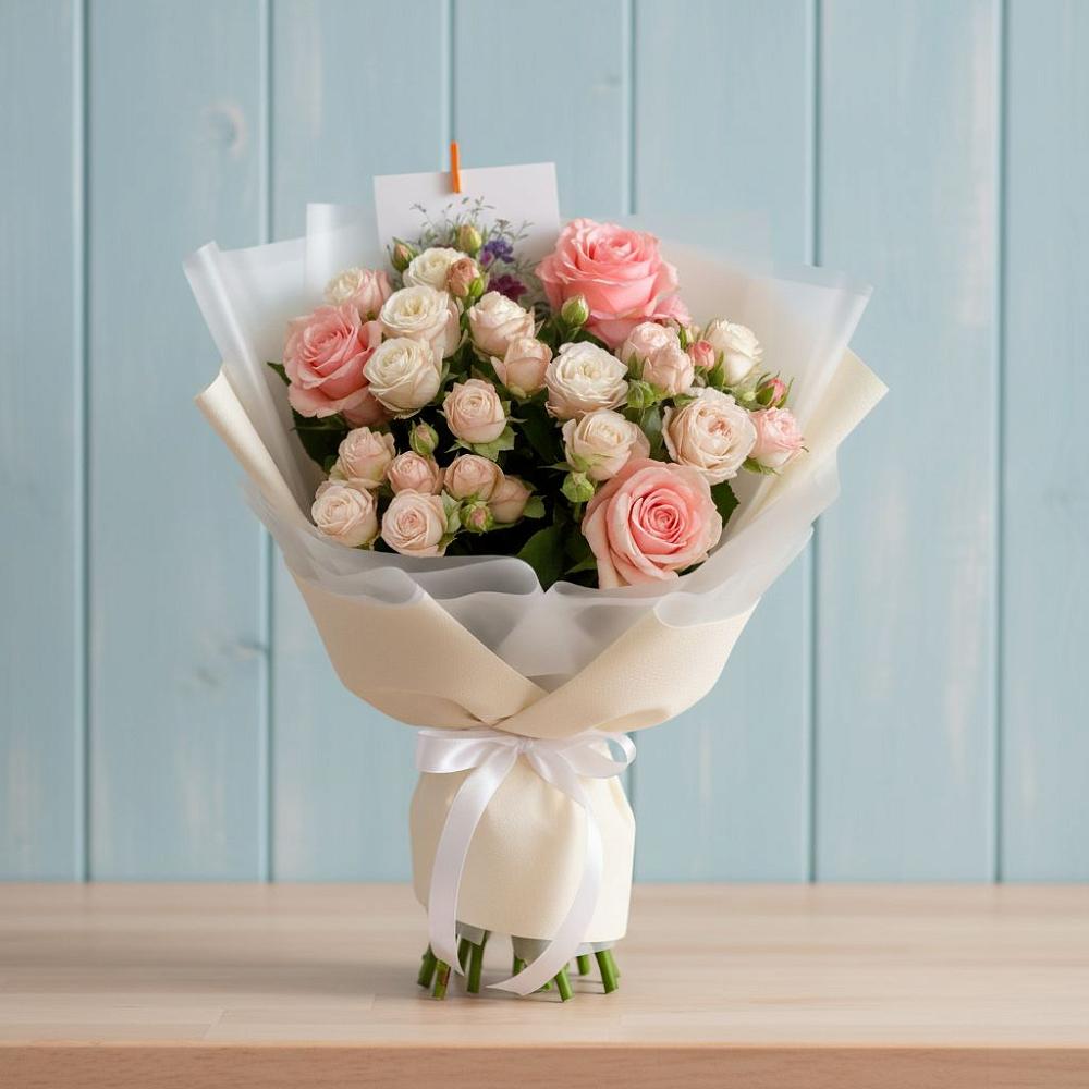 Букет цветов из: Розы в Погаре