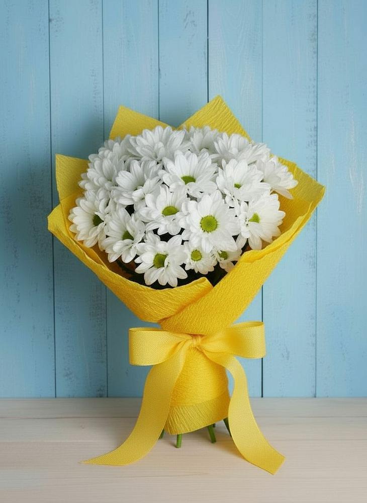 Букет цветов из: Хризантемы в Погаре