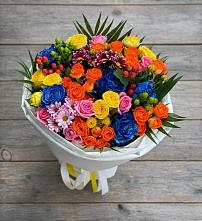 Букет цветов из:  Розы и Хризантемы в Погаре