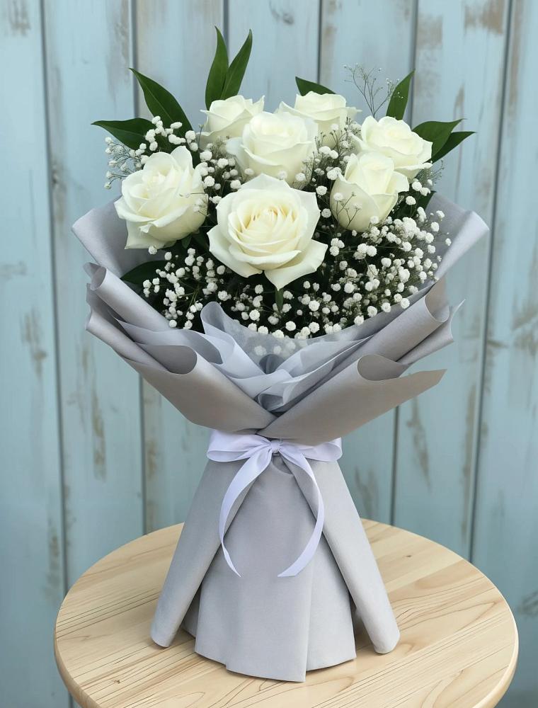 Букет цветов из: Розы в Погаре