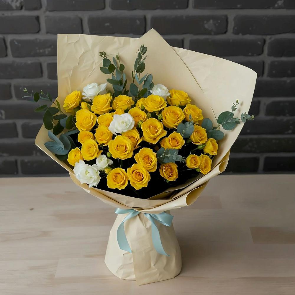 Букет цветов из: Розы в Погаре