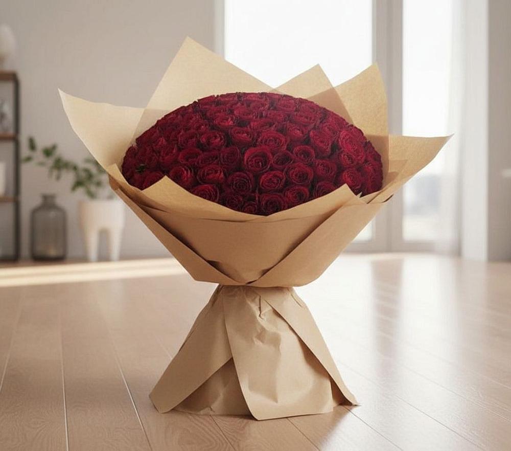 Букет 101 Красная роза в Погаре