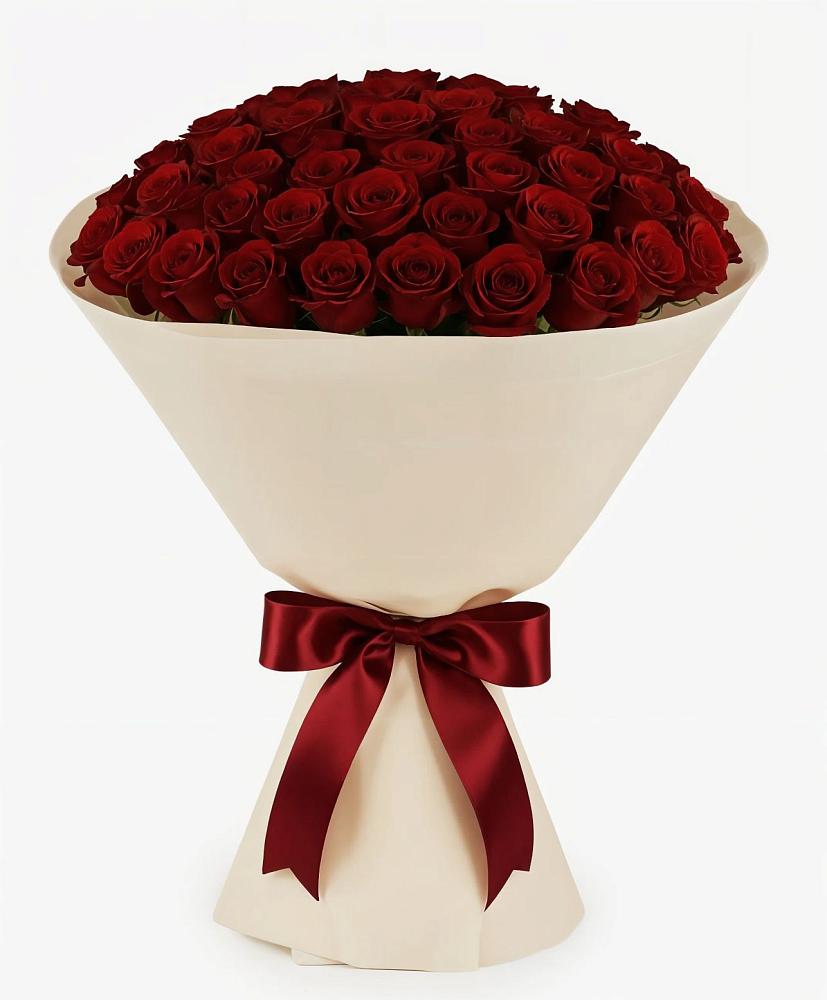 Букет 101 Бордовая роза Блэк Бакарра в Погаре